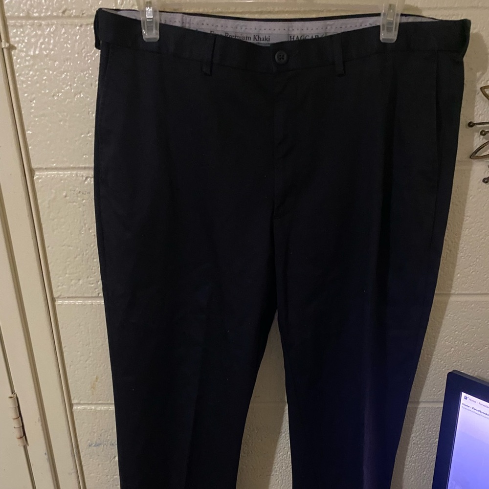 Haggar Men's Dark Navy Chinos